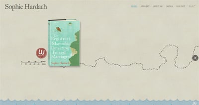 Sophie Hardach Website Screenshot