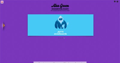 Alex Green Website Screenshot