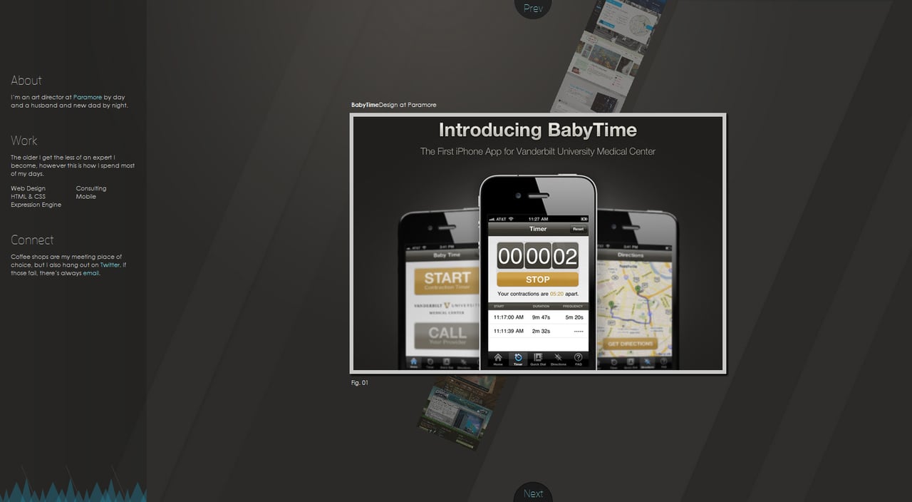 JoshMiller7 Website Screenshot