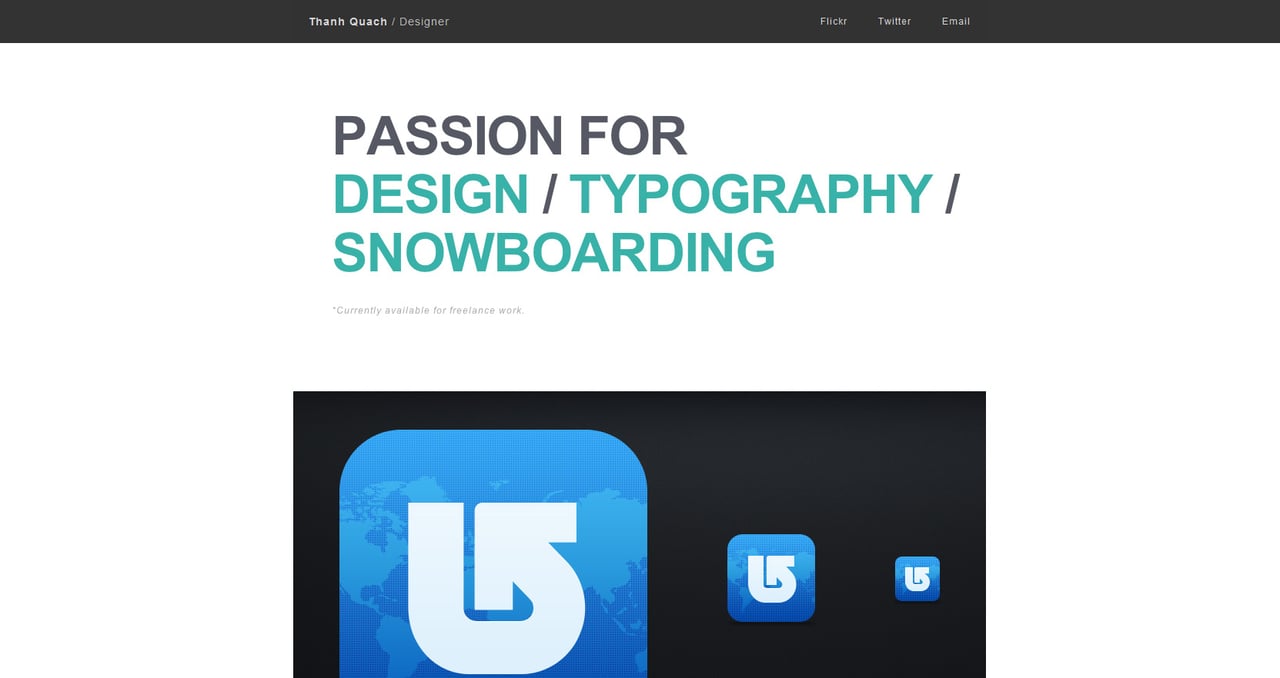 Thanh Quach Website Screenshot