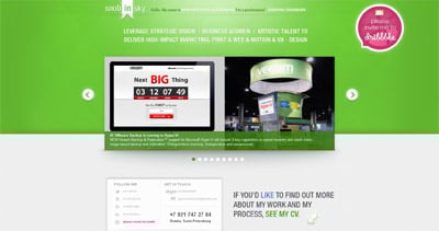 Alexandra Krichevtsova Website Screenshot