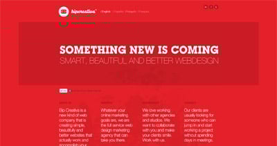 Bip Creativa Website Screenshot