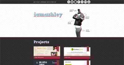 I am Ashley Website Screenshot