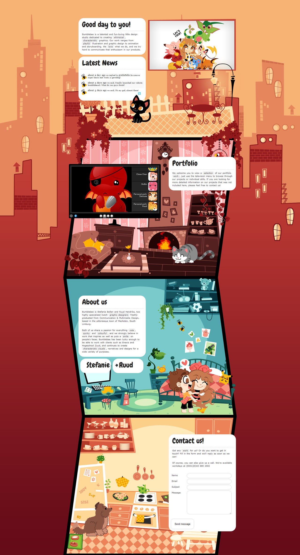 Bumblebee Website Screenshot