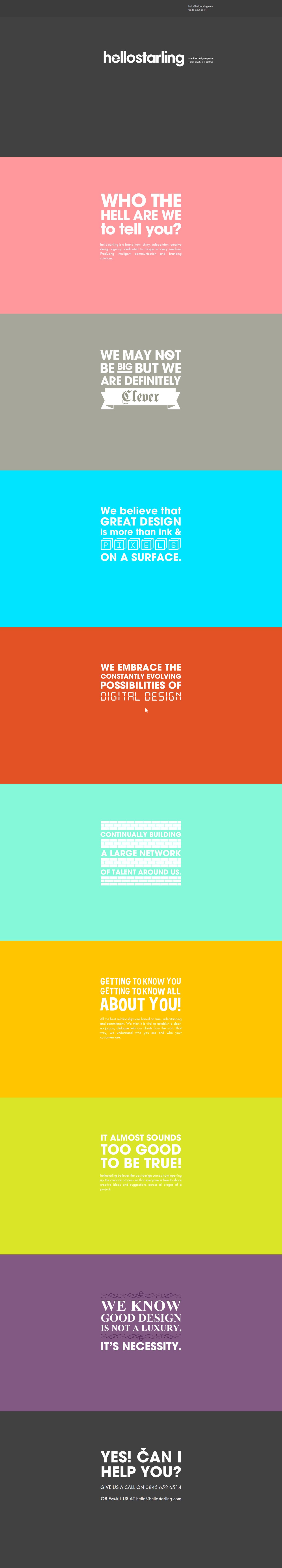 Hello Starling Website Screenshot