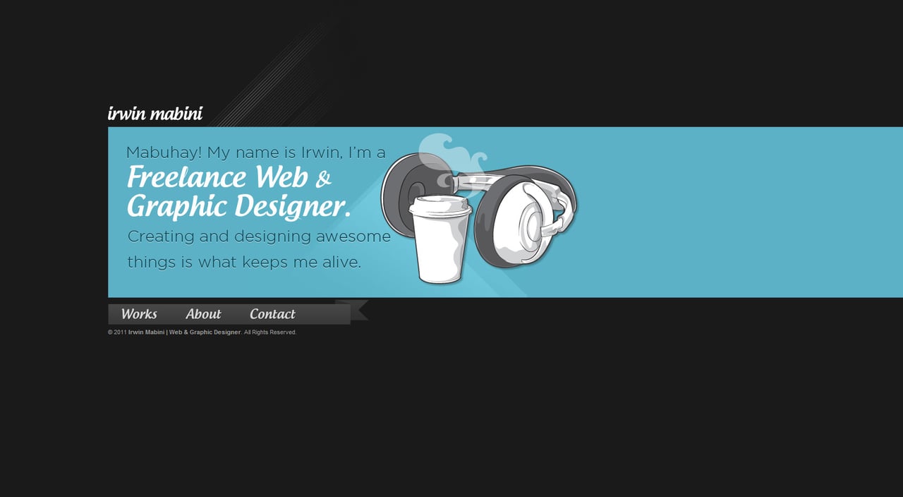 Irwin Mabini Website Screenshot