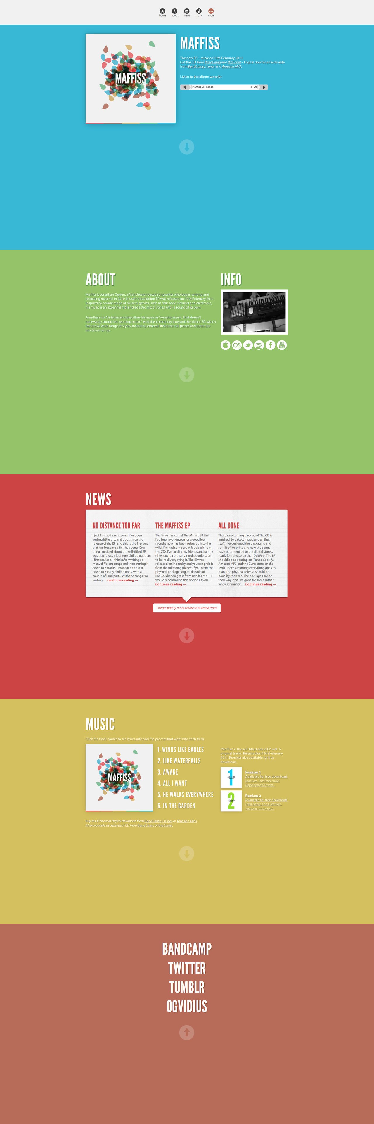 Maffiss Website Screenshot