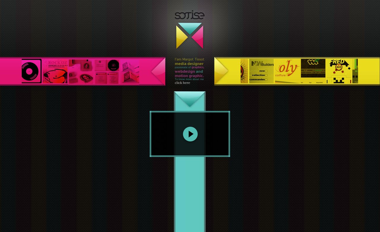 Margot Tissot Website Screenshot