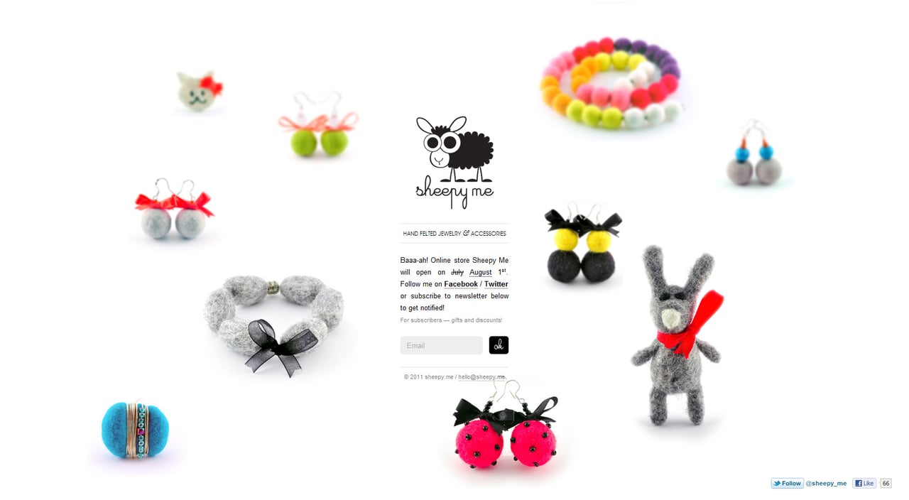 Sheepy Me Website Screenshot