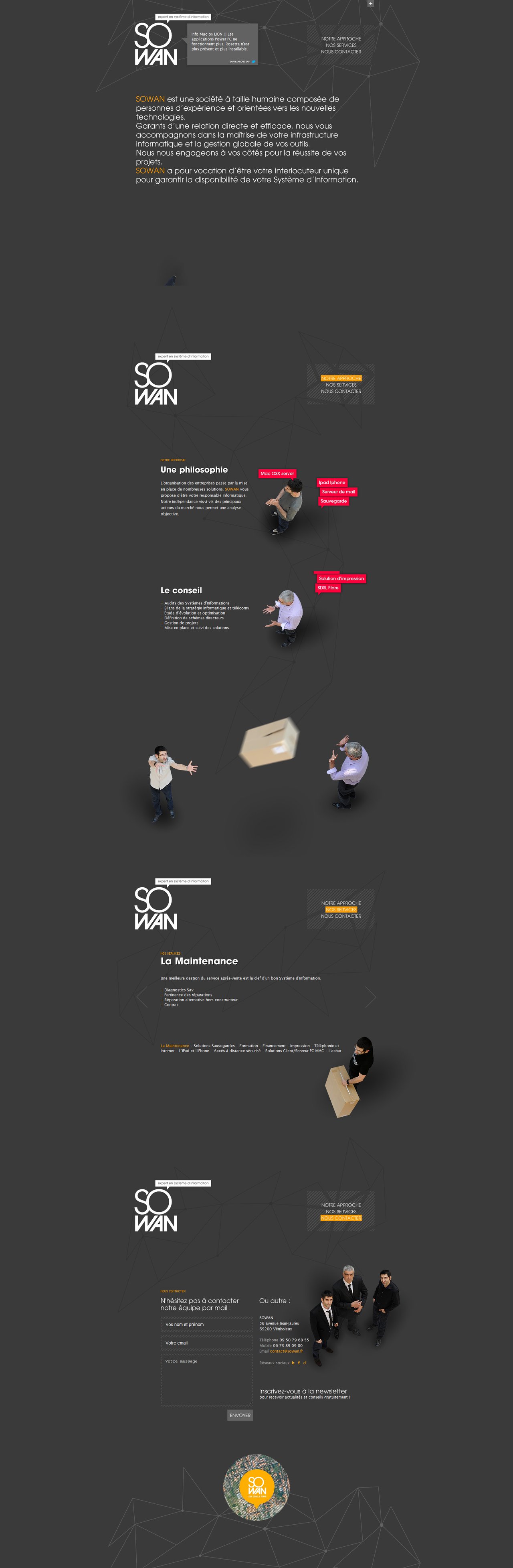 Sowan Website Screenshot