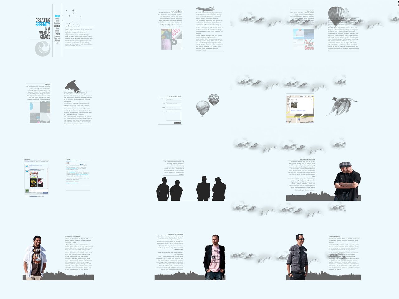 Tesani Innovations Website Screenshot