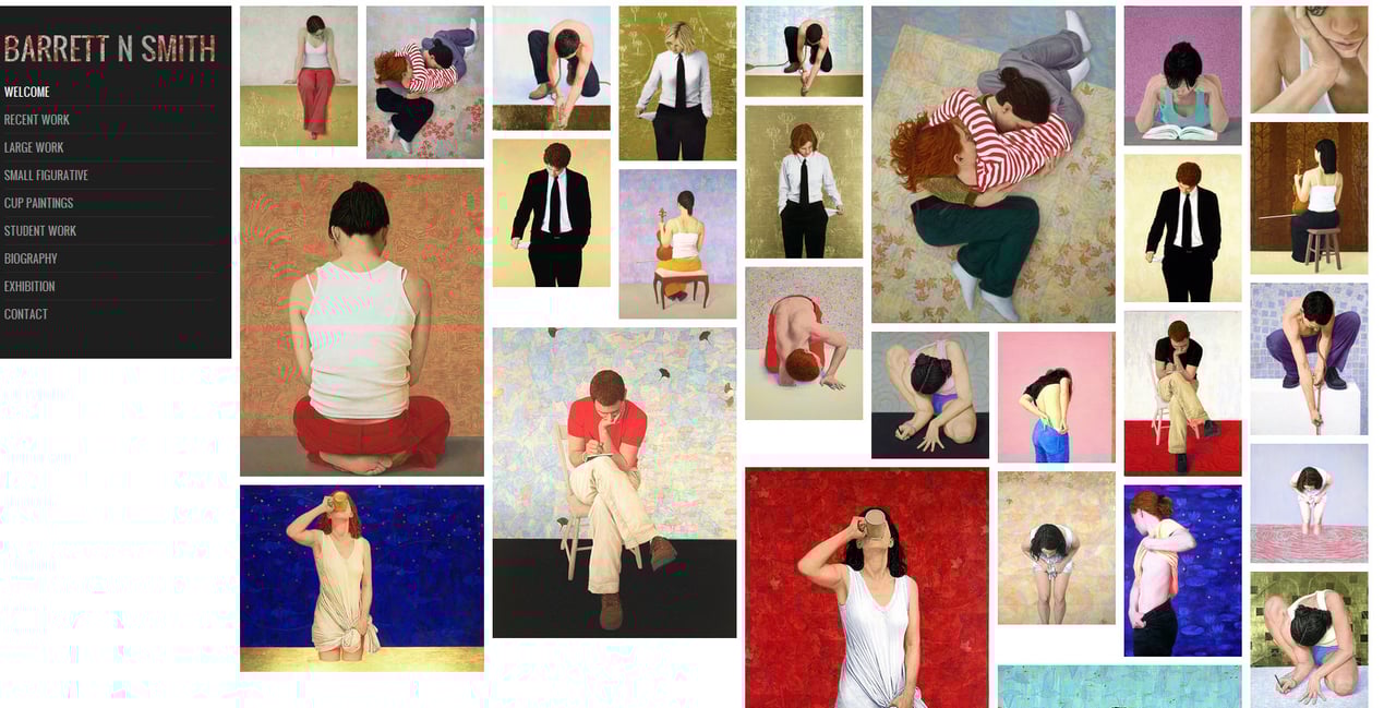 Barrett N Smith Website Screenshot