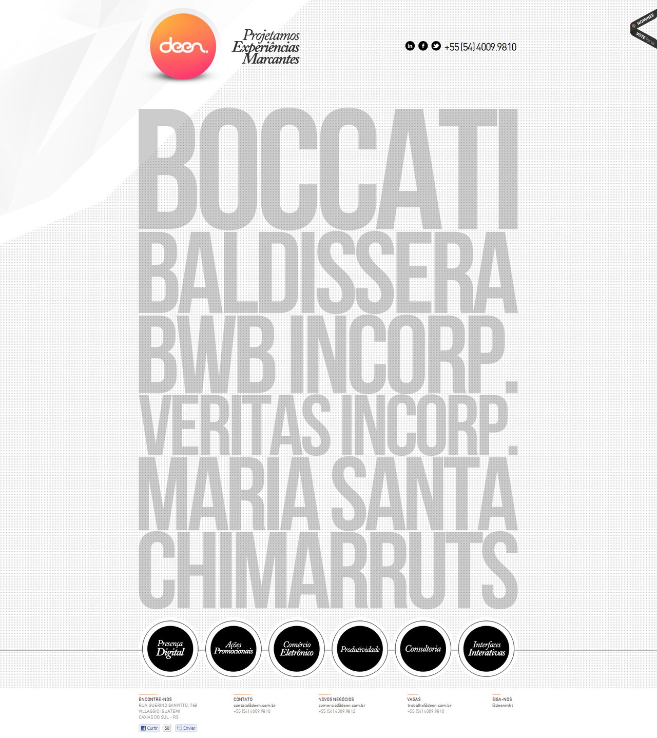 Deen Website Screenshot