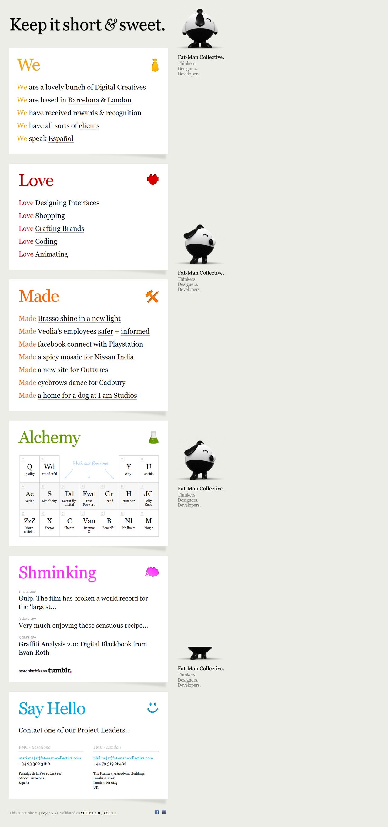 Fat-Man Collective Website Screenshot