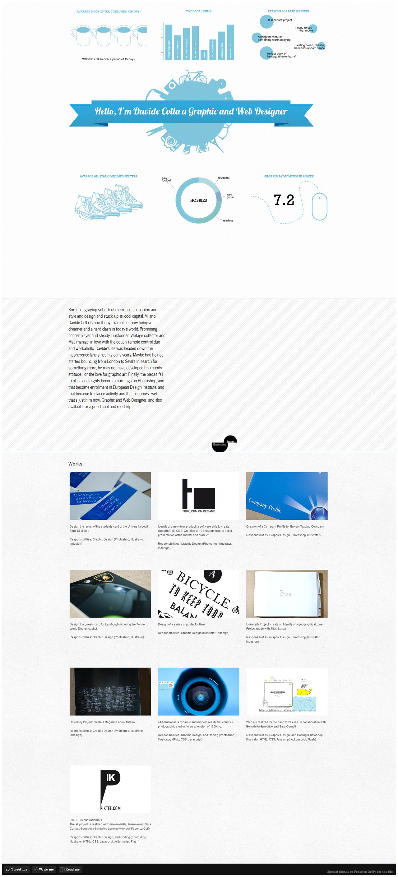 Davide Colla Website Screenshot