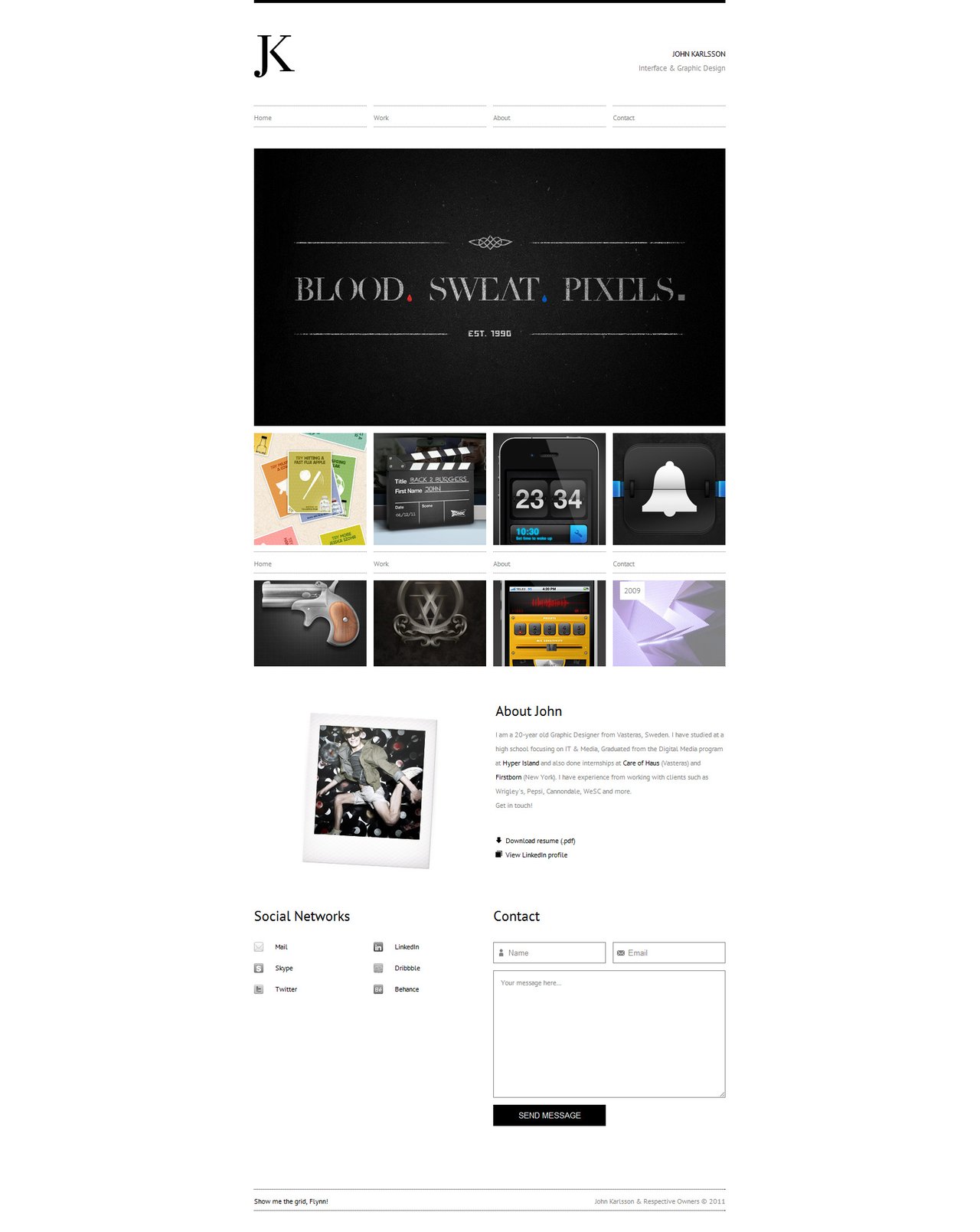 John Karlsson Website Screenshot