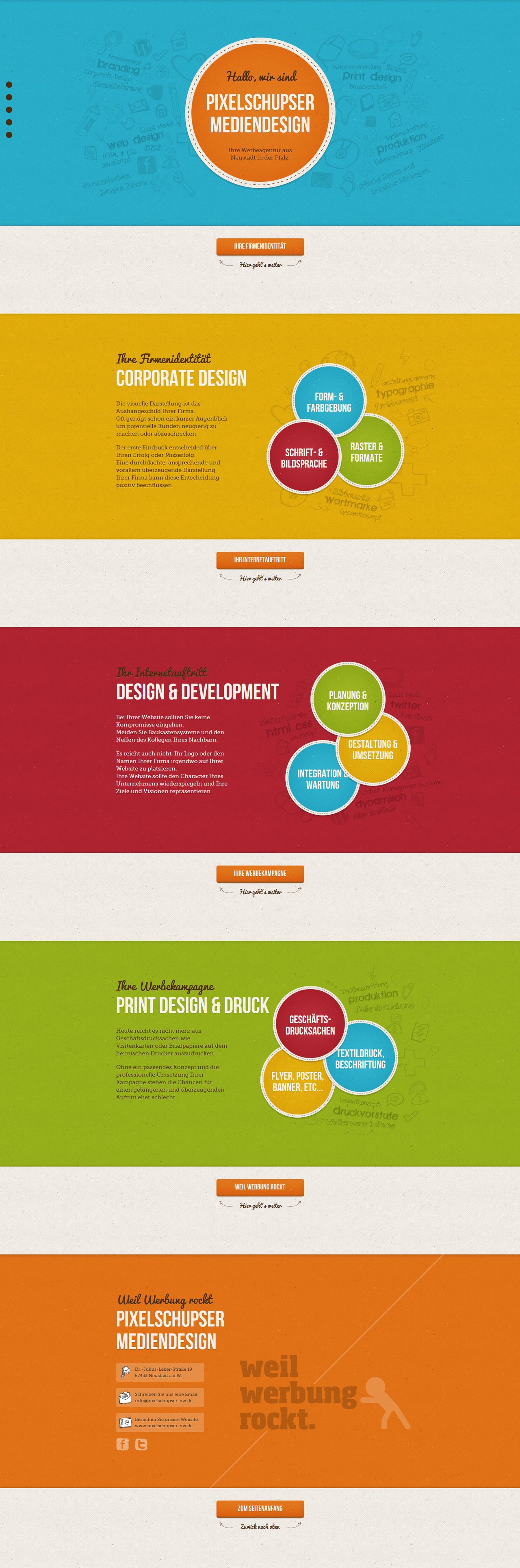 Pixelschupser Website Screenshot