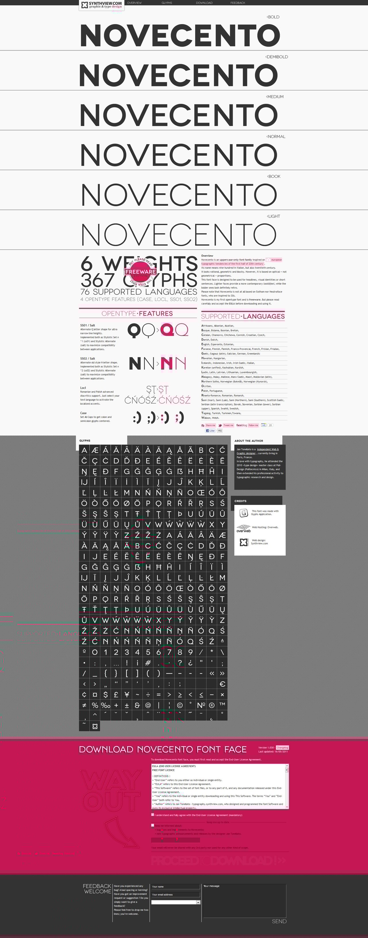 Synthview Website Screenshot
