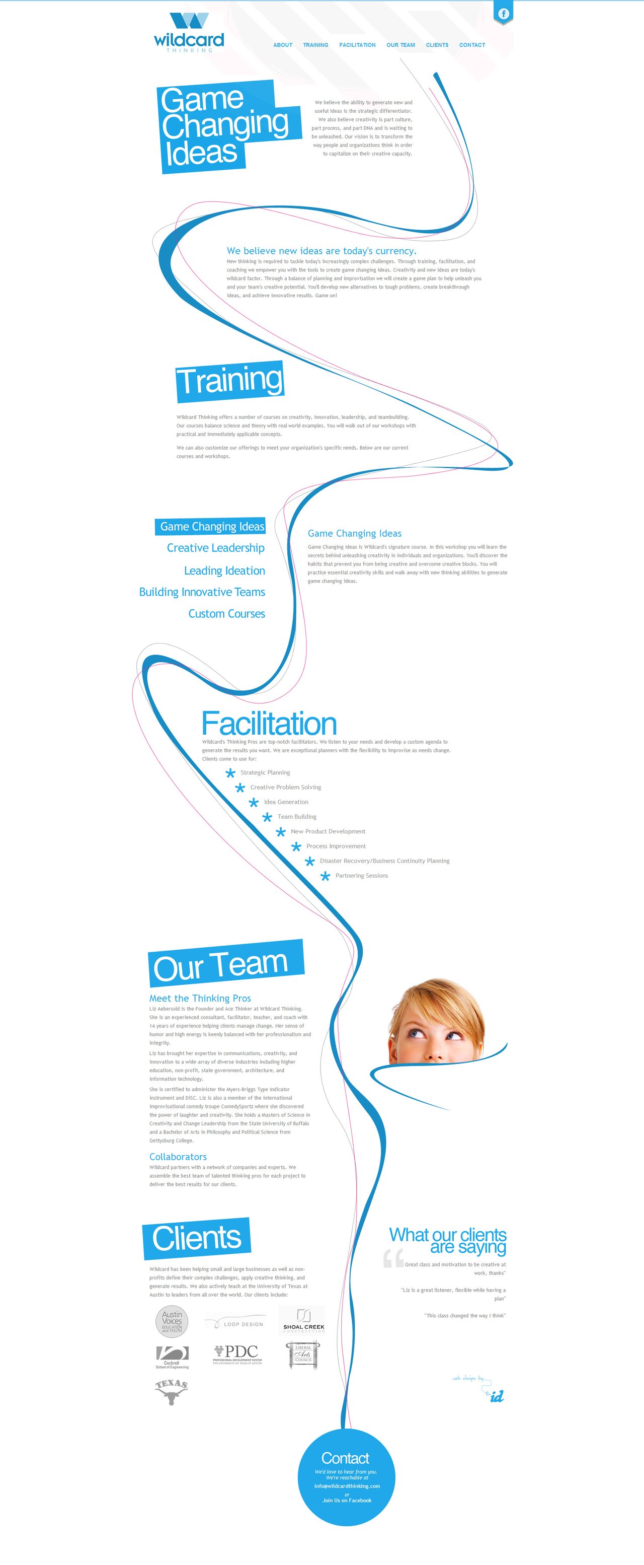 Wildcard Thinking Website Screenshot