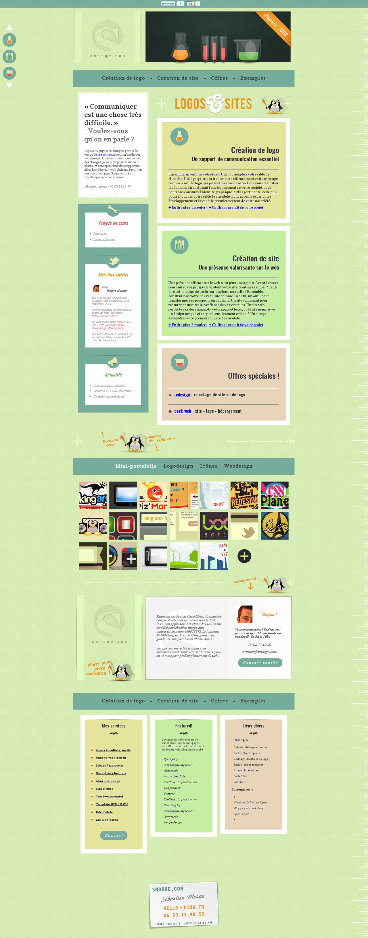 Smorge Website Screenshot