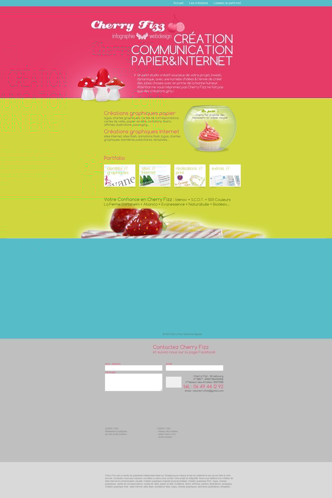 Cherryfizz Website Screenshot