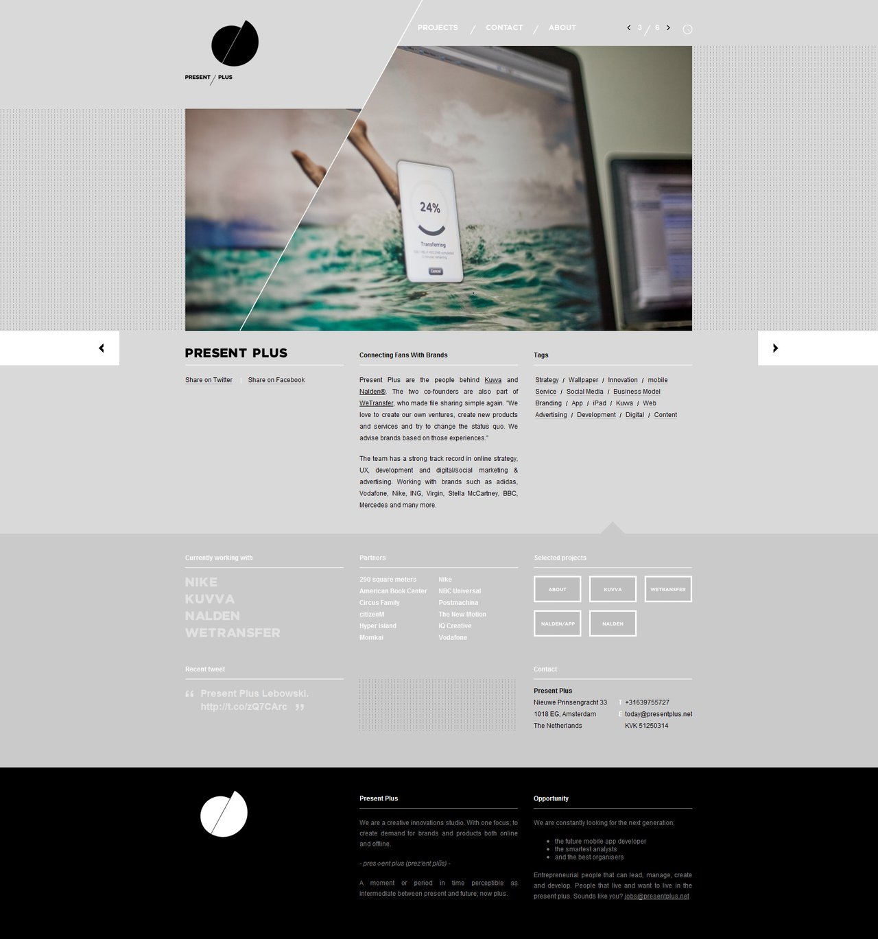 Present Plus Website Screenshot