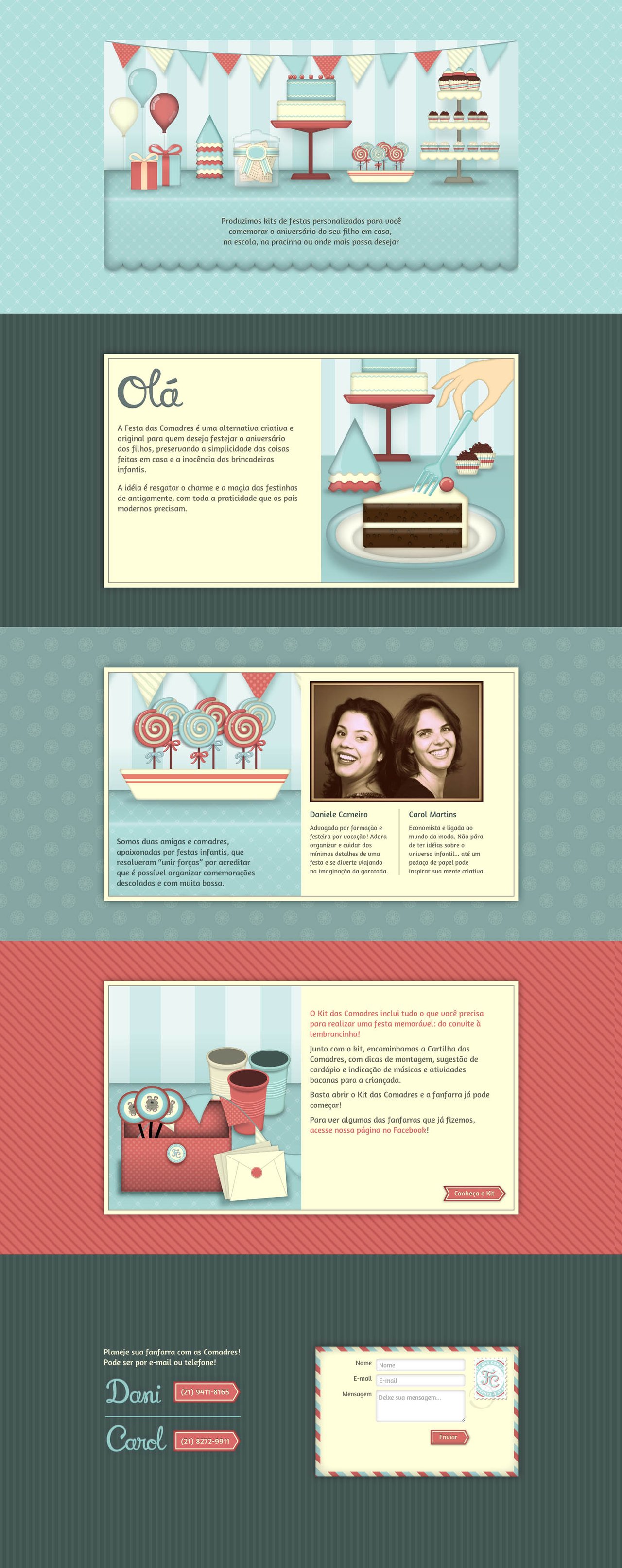 Festa das Comadres Website Screenshot