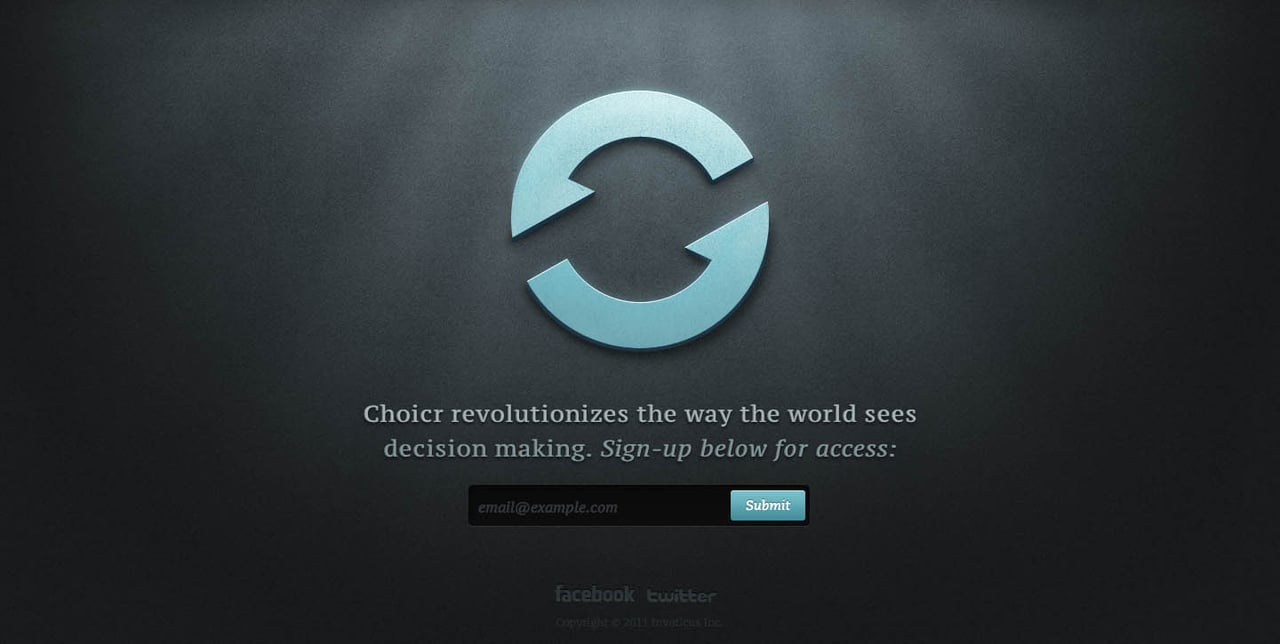 Choicr Website Screenshot