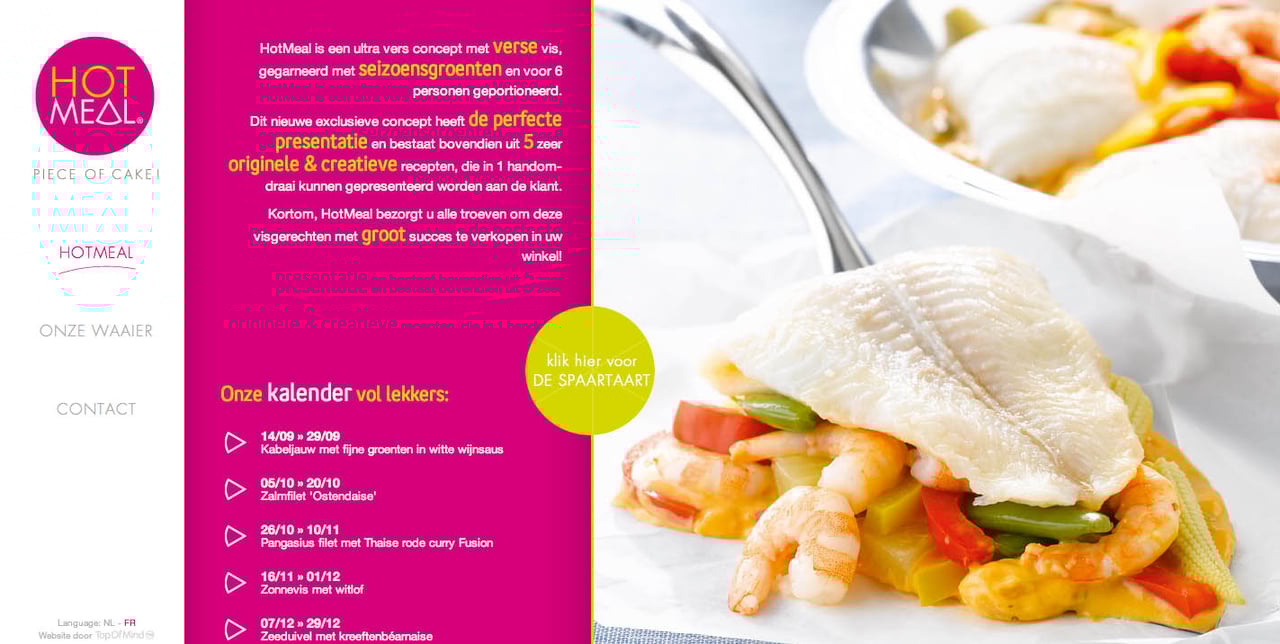 Hotmeal Website Screenshot