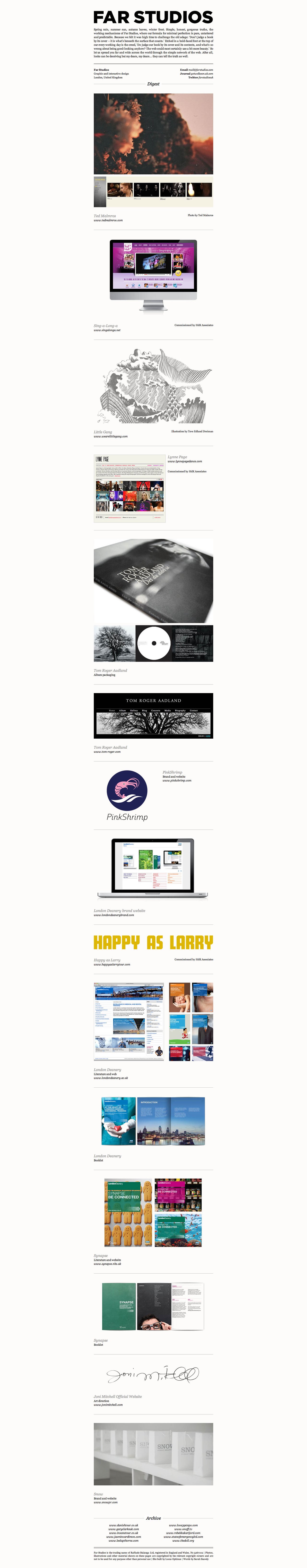 Far Studios Website Screenshot