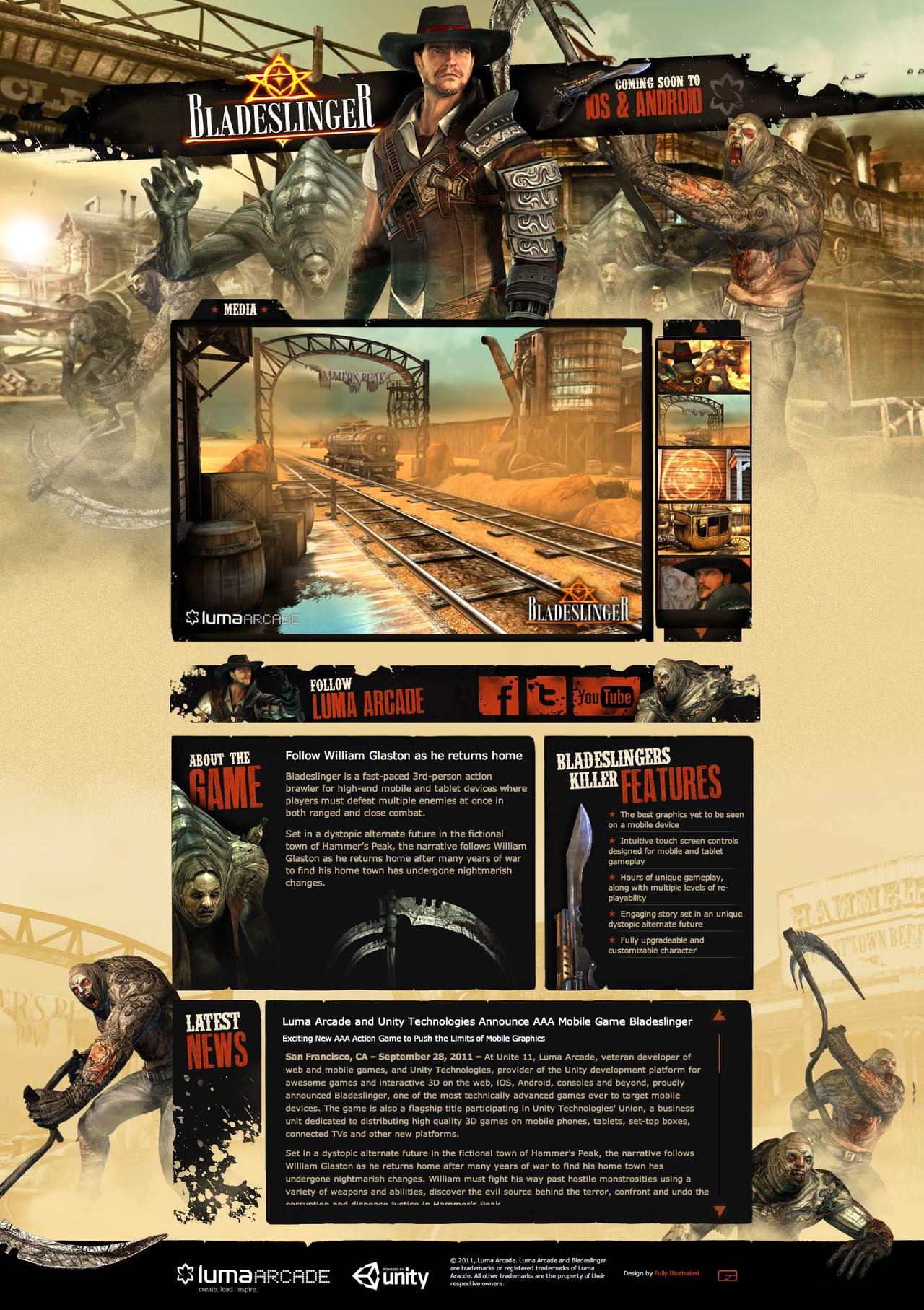 Bladesligner Website Screenshot