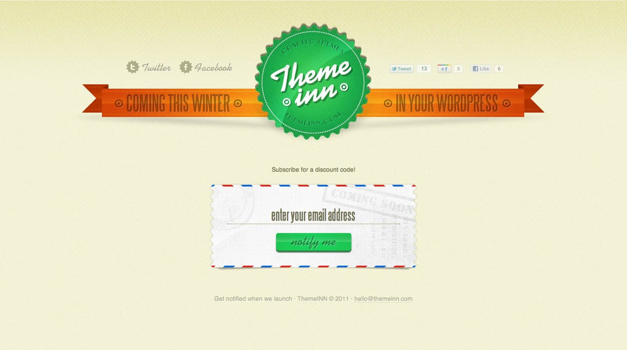 ThemeINN Website Screenshot