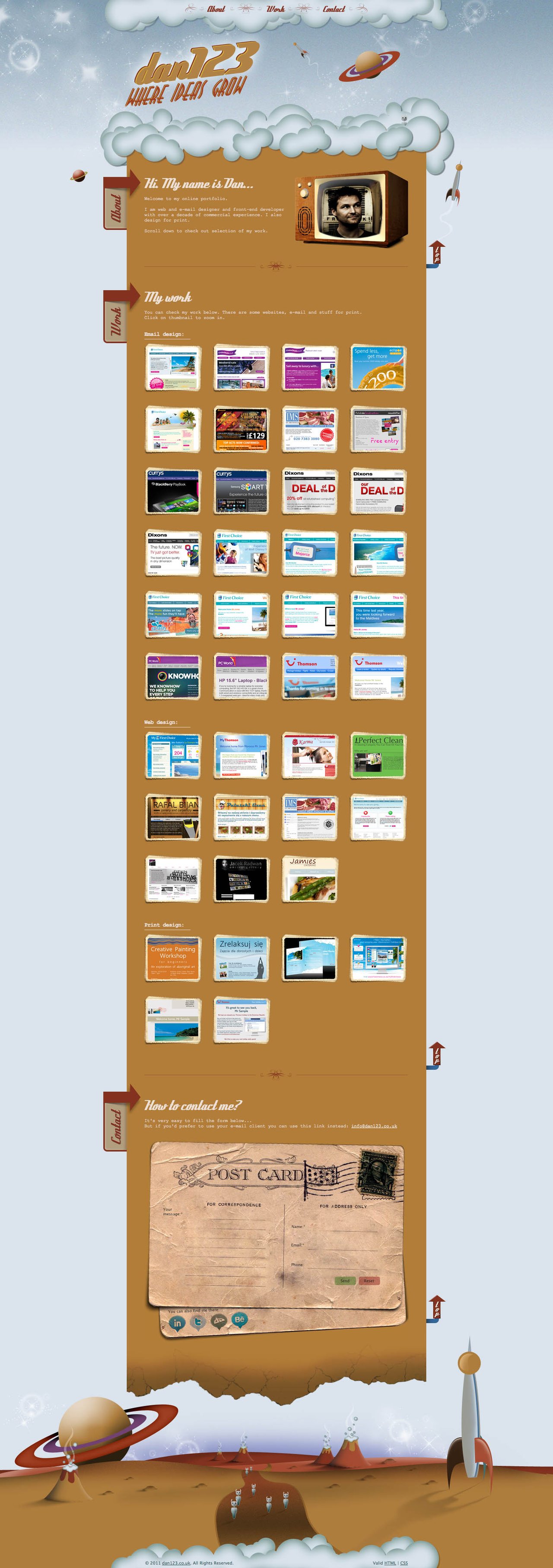 dan123 Website Screenshot