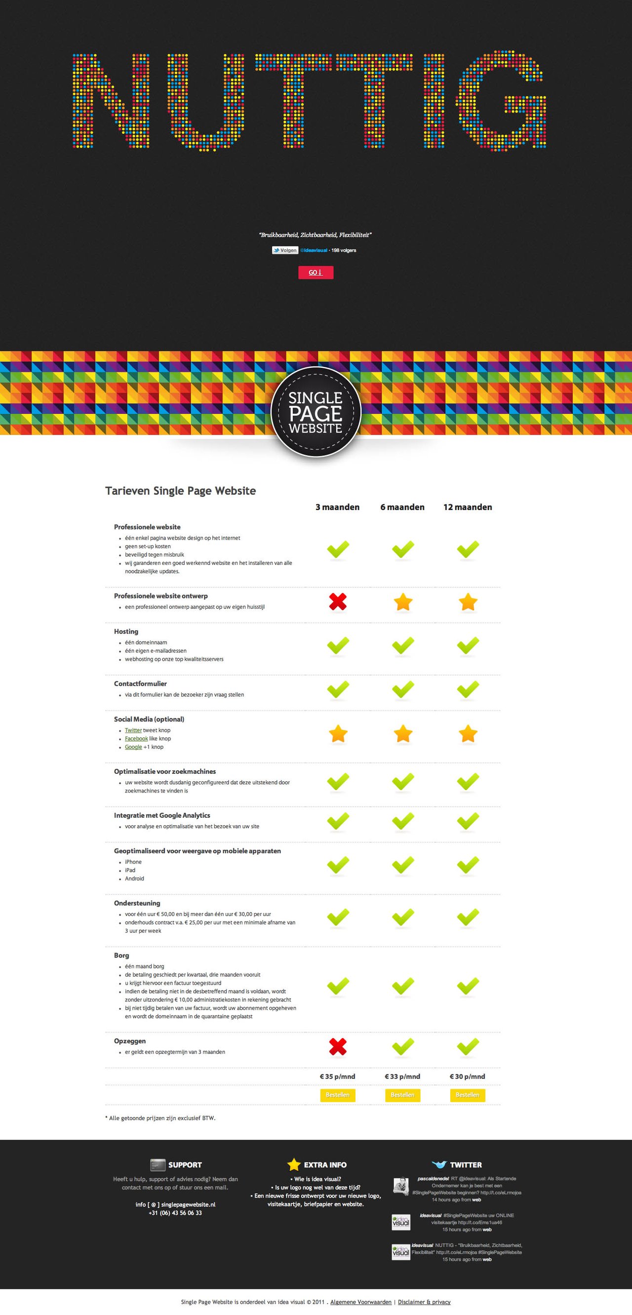 Nuttig Website Screenshot