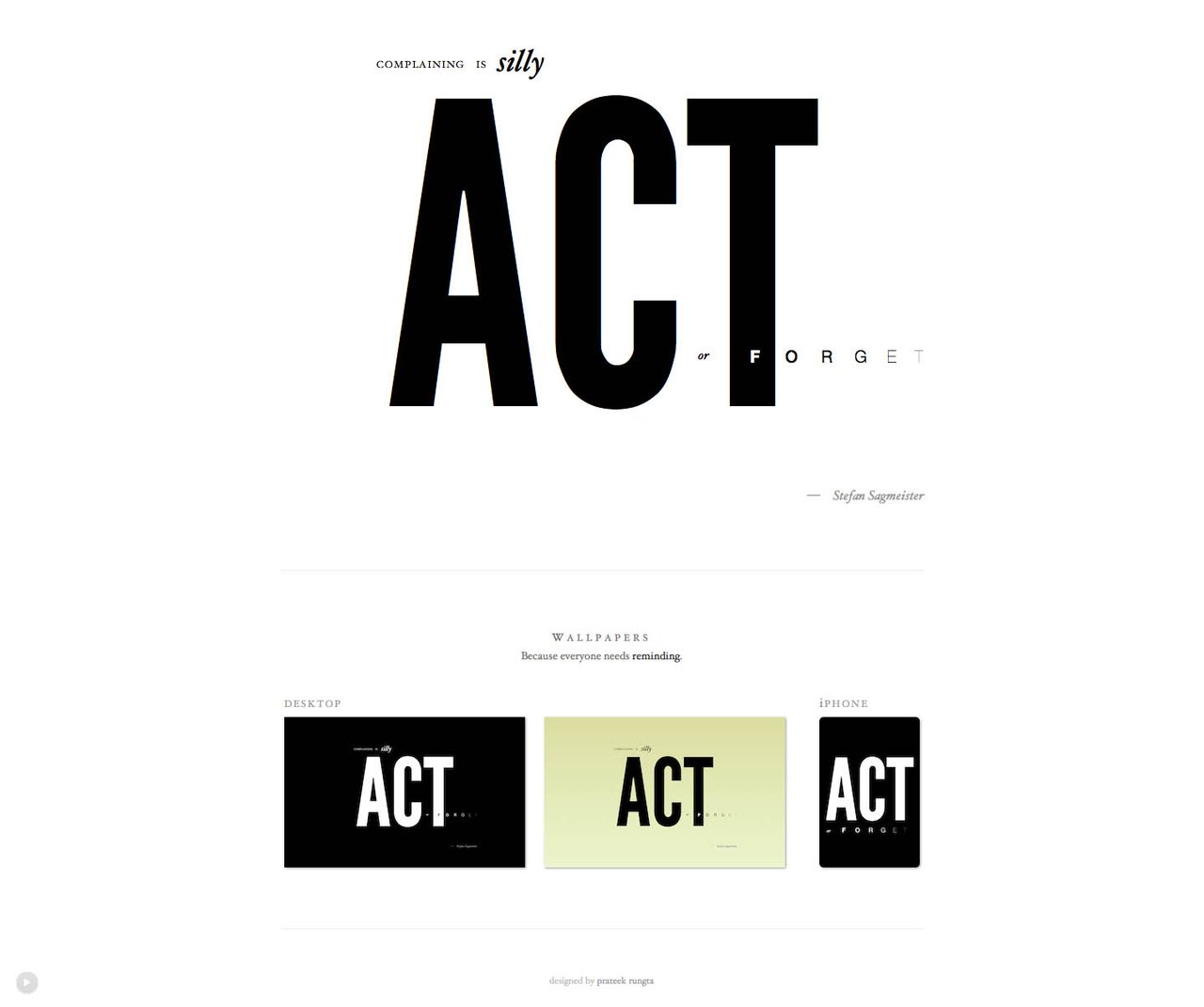 Complaining is Silly Website Screenshot