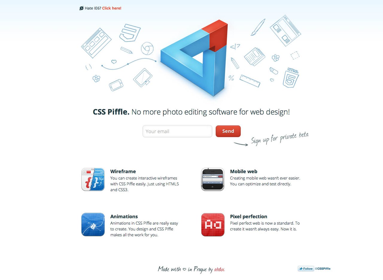 CSS Piffle Website Screenshot