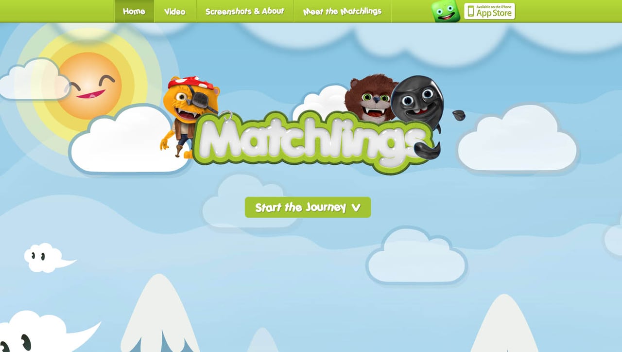 Matchlings Website Screenshot