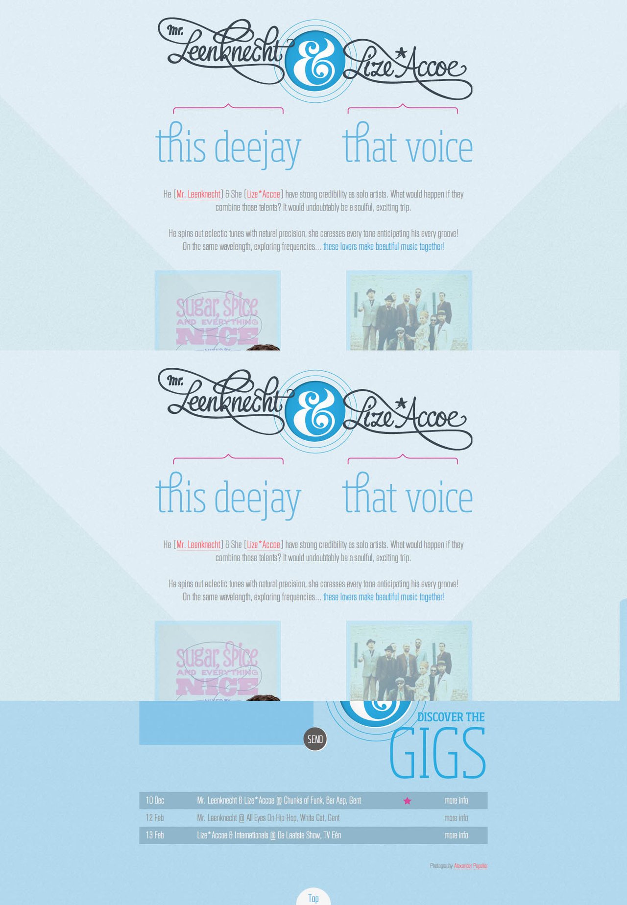 Mr. Leenknecht & Lize*Accoe Website Screenshot