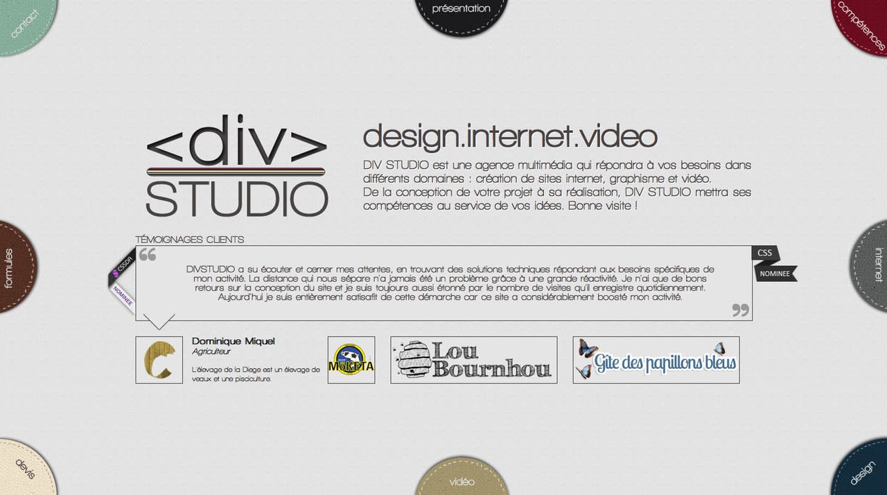 Div Studio Website Screenshot