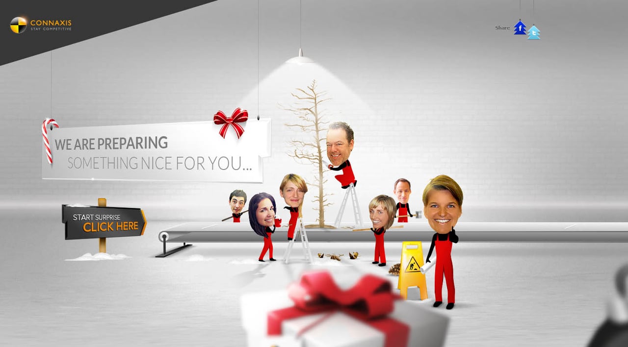 Connaxis Christmas Website Screenshot