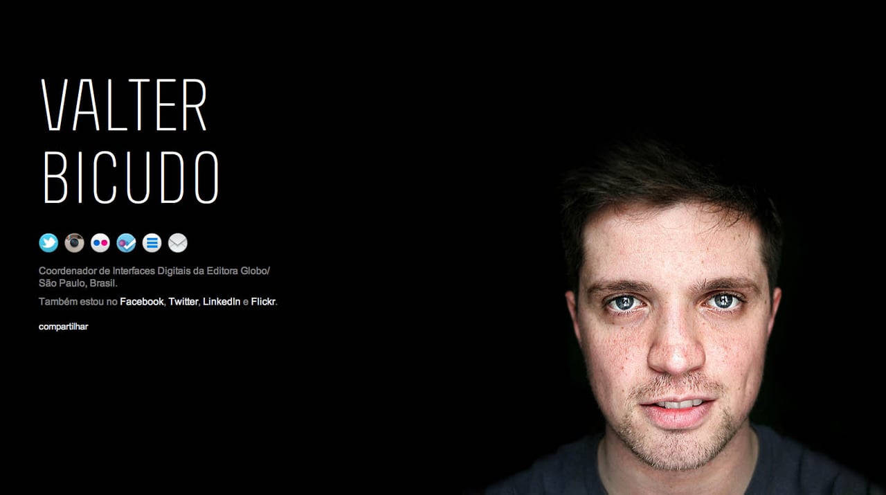 Valter Bicudo Website Screenshot