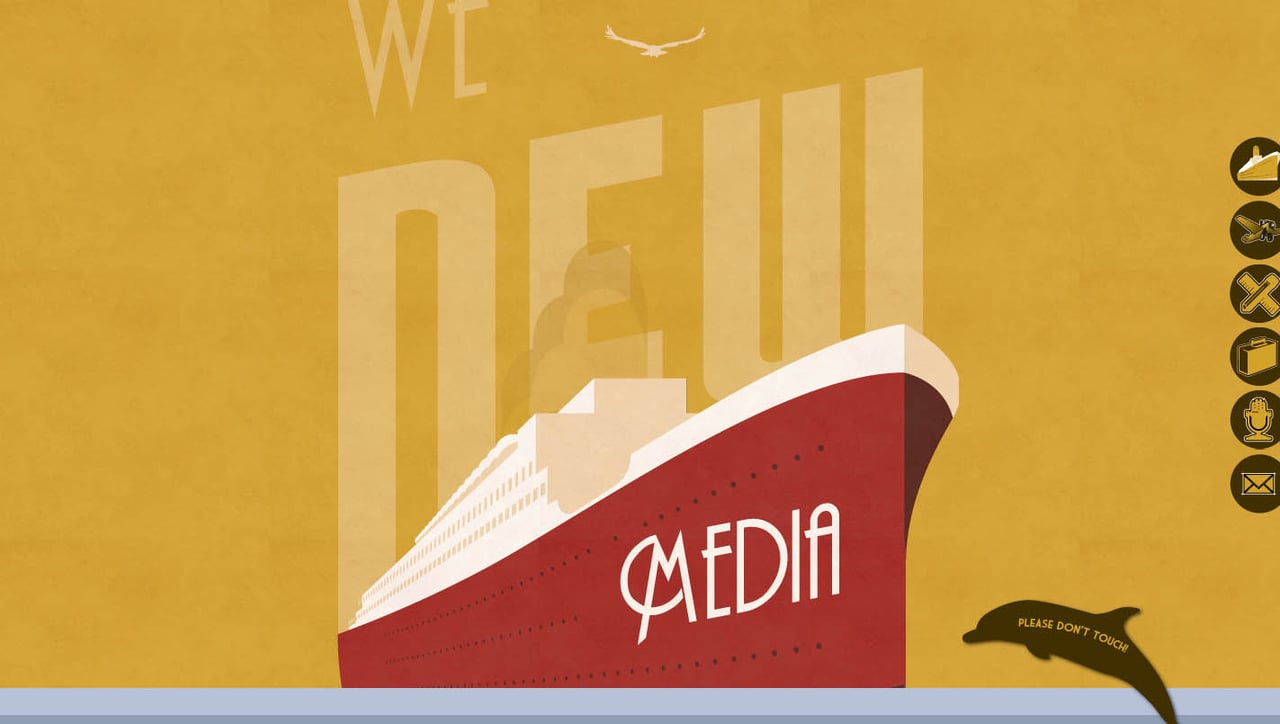 WeNew Media Website Screenshot