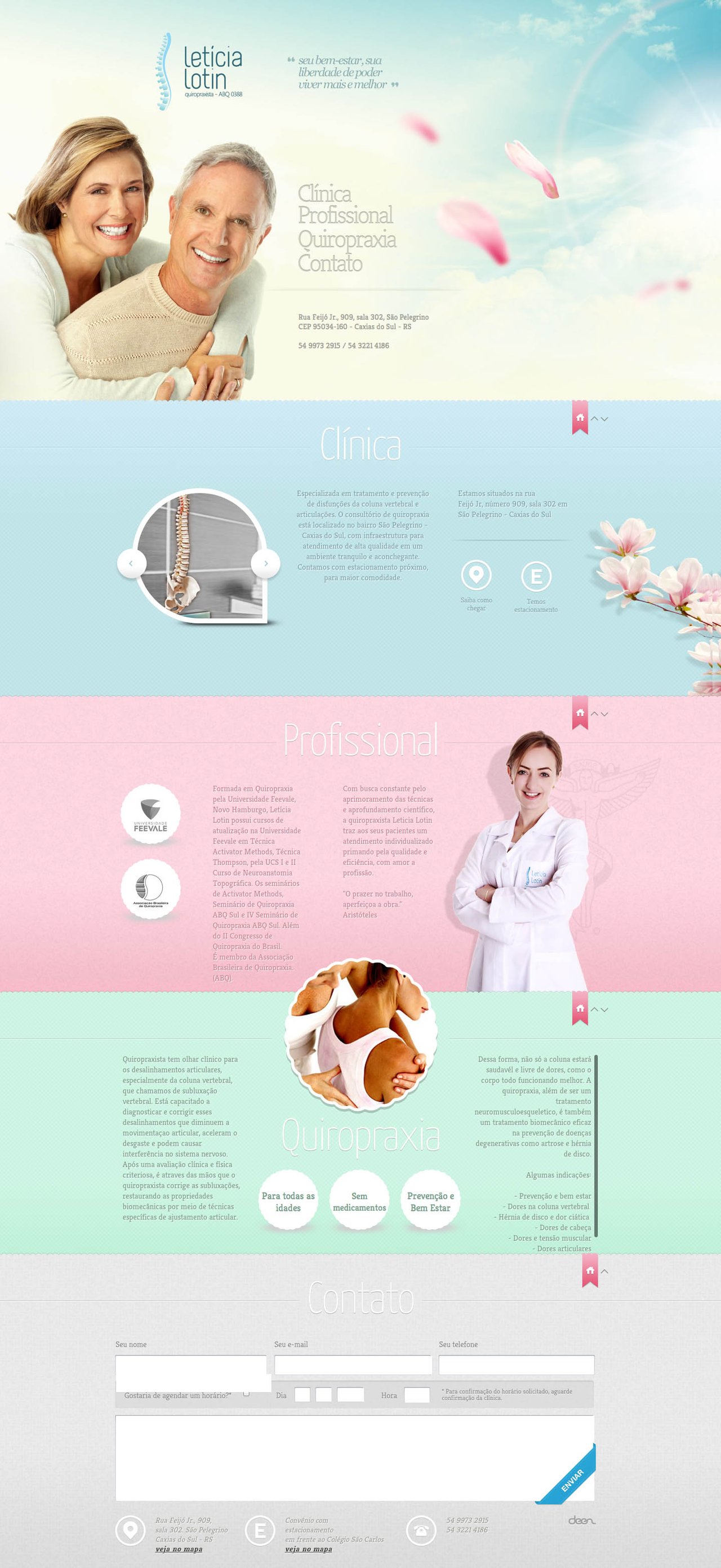 Letícia Lotin Website Screenshot