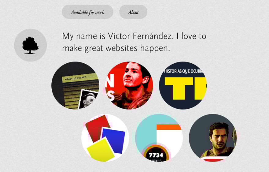 Arbol textual Website Screenshot