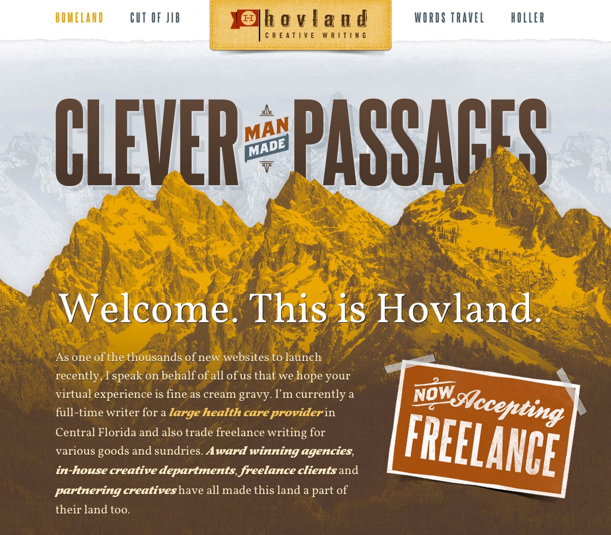 This Land Is Hovland Website Screenshot
