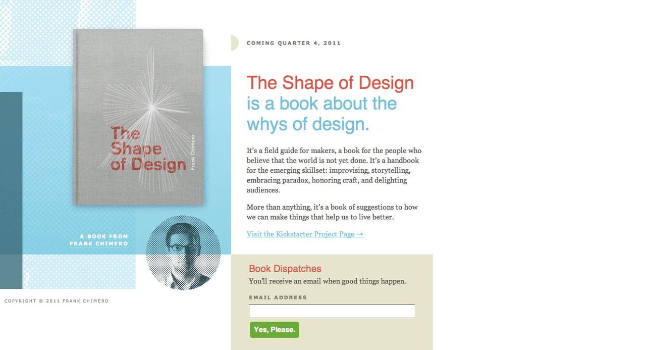 The Shape of Design Website Screenshot