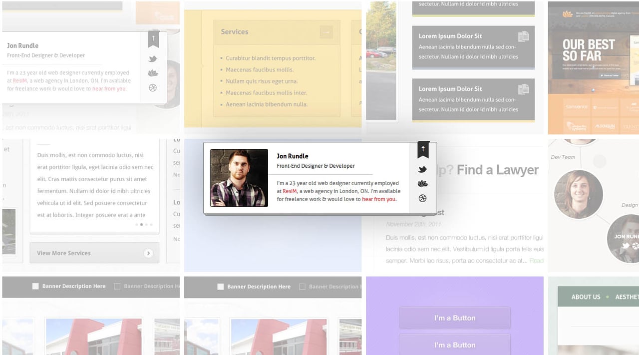 Jon Rundle Website Screenshot
