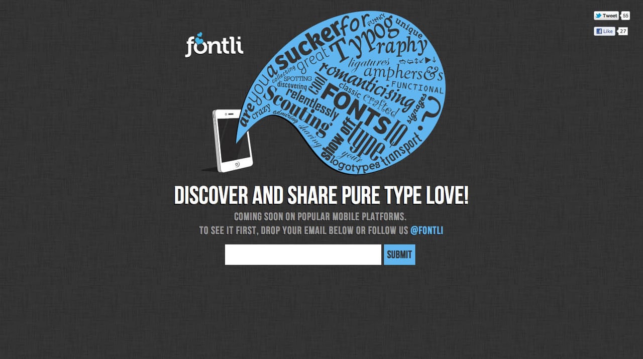 Fontli Website Screenshot