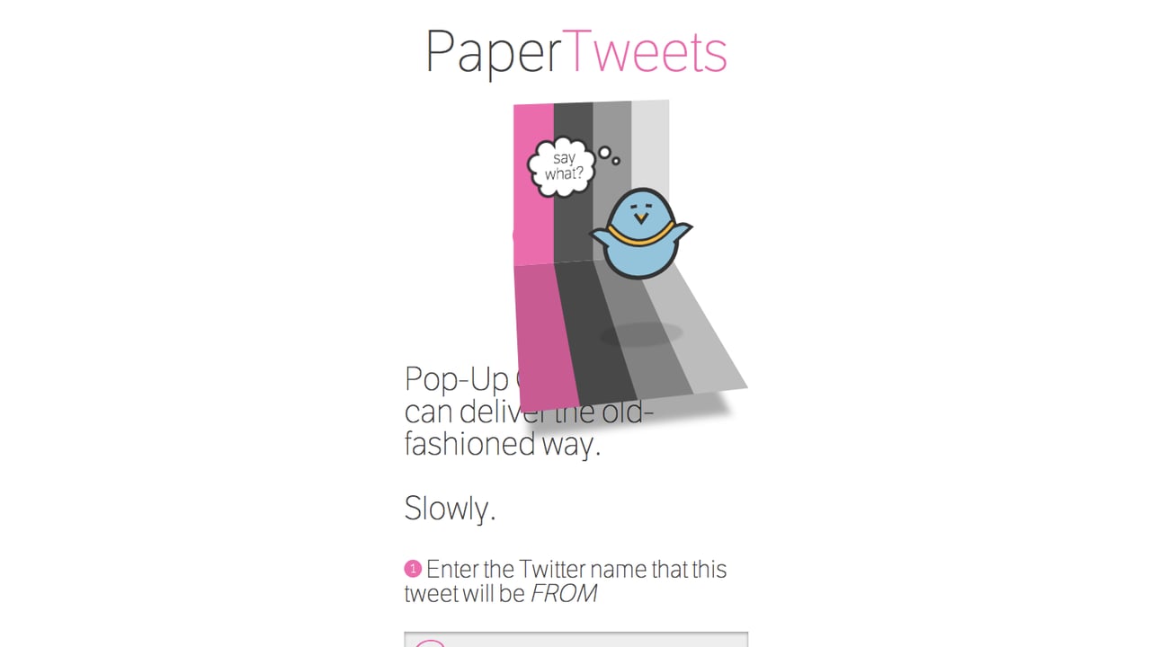 PaperTweets Website Screenshot