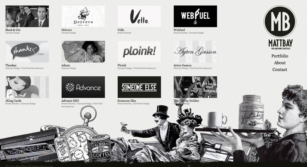 MattBay Website Screenshot